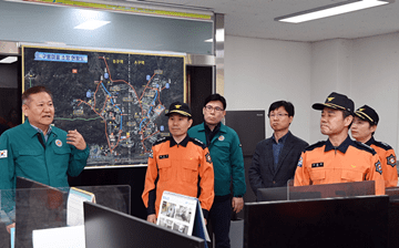 이상민 장관, 서울 강남구 개포119안전센터 격려 방문 점검
