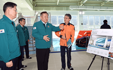 이상민 장관, 충북 안전체험관 안전교육 프로그램 체험 및 점검
