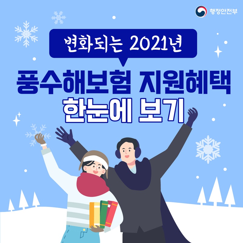 p.1    변화되는 2021년 풍수해보험 지원혜택 한눈에 보기