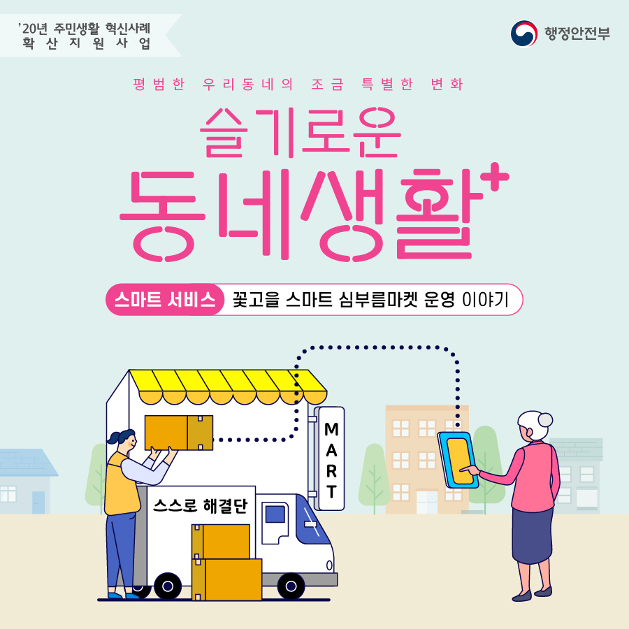 1. 평범한 우리동네의 조금 특별한 변화 슬기로운 동네생활 스마트서비스 :  꽃고을 스마트 심부름마켓 이야기