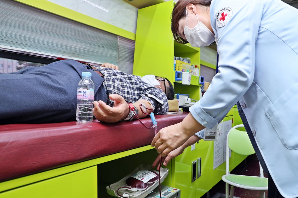 코로나19 위기극복 동참을 위한 3차 '단체헌혈' 진행