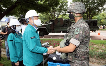 이상민 장관, '22년 을지연습 연계 민방공 훈련 참관