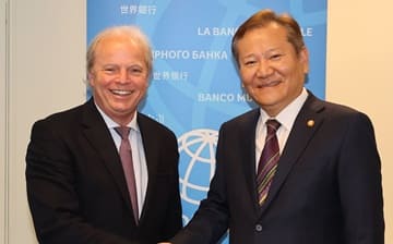 이상민 장관, 세계은행 사무총장 면담