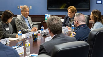Minister Lee Sang-min visiting California State Government and its agencies commanding disaster and emergency management.