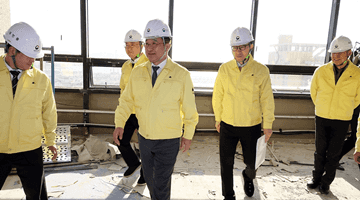 윤호중 행안부 장관, 해양수산부 부산청사 이전 준비상황 점검