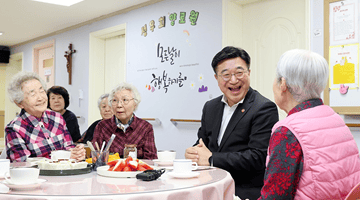 윤호중 행안부 장관, 설명절 민생현장 방문