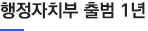 행정자치부 출범 1년
