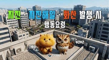 흔들림 속에서도 안전하게! 지진·지진해일·화산 발생 시 행동요령